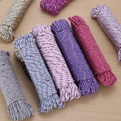 Picture of 20 meter Clothesline rope, tear free and windproof elasting rope - Multicolor