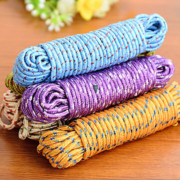 Picture of 20 meter Clothesline rope, tear free and windproof elasting rope - Multicolor