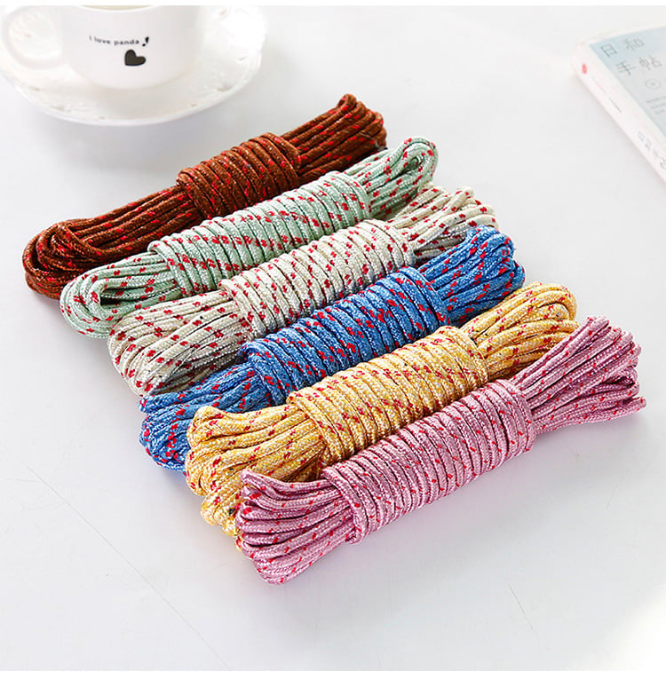 Picture of 20 meter Clothesline rope, tear free and windproof elasting rope - Multicolor