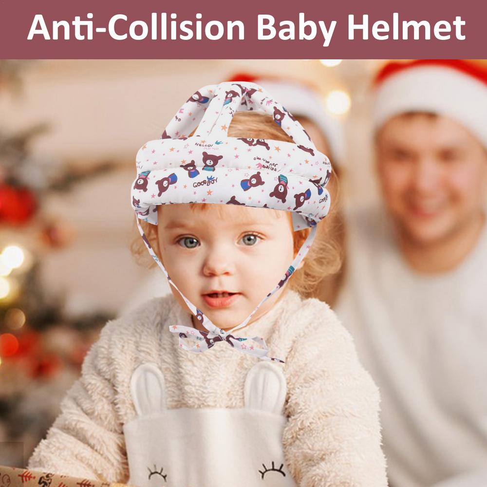 Picture of Baby head protector Baby Head safety belt Baby safety helmet - Multicolor