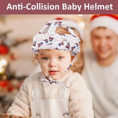 Picture of Baby head protector Baby Head safety belt Baby safety helmet - Multicolor