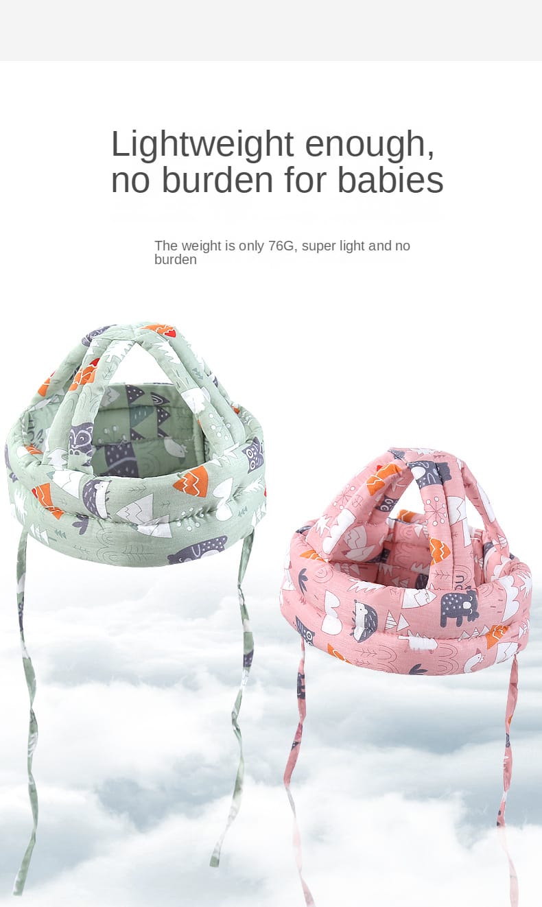 Picture of Baby head protector Baby Head safety belt Baby safety helmet - Multicolor