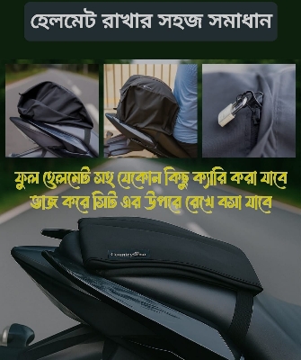 Picture of Waterproof helmet storage bag Foldable, durable and strong - Black