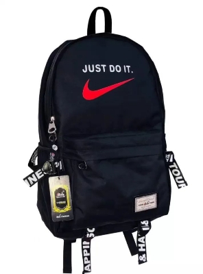 Picture of Nike “Just Do It” Black Backpack – Stylish & Durable Everyday Bag - Black
