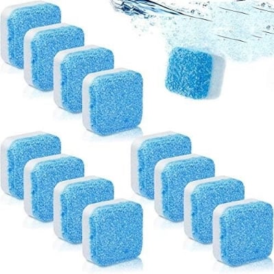 Picture of 12pcs Washing Machine Cleaner Washer Cleaning Detergent Effervescent Tablet Cleaner Washing Machine Home Cleaning tools