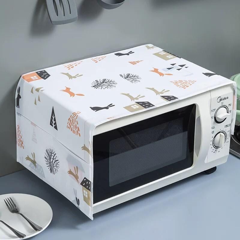 Picture of Microwave Oven Cover with Side Pockets – Dustproof Oven Cover