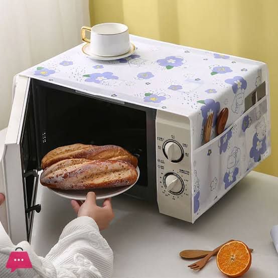 Picture of Microwave Oven Cover with Side Pockets – Dustproof Oven Cover