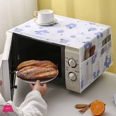 Picture of Microwave Oven Cover with Side Pockets – Dustproof Oven Cover