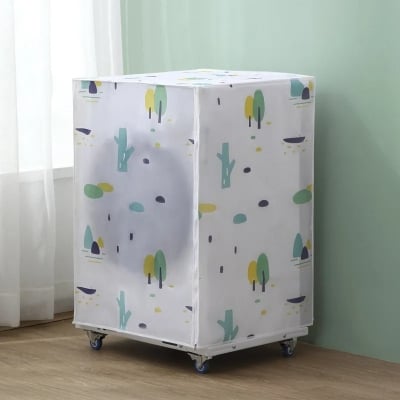 Picture of Washing Machine Covers Washer Cover Front Loading Washing Machine Cover Waterproof Cover Dust Cover-Multicolour - Multicolor