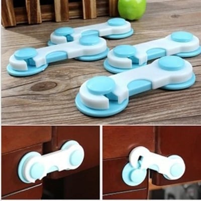 Picture of Multi-Functional Refrigerator Safety Lock, Children Secure Fridge Freezer Lock - Multicolor