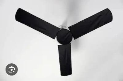 Picture of Premium Black Ceiling Fan Covers – 4-Piece Dust-Proof Set - Black