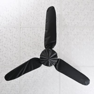 Picture of Premium Black Ceiling Fan Covers – 4-Piece Dust-Proof Set - Black