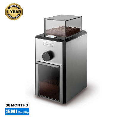 Picture of Delonghi Stainless Steel Burr Coffee Grinder, Silver