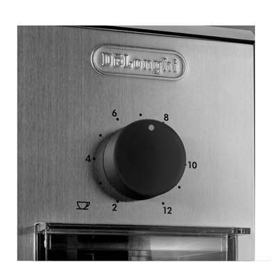 Picture of Delonghi Stainless Steel Burr Coffee Grinder, Silver