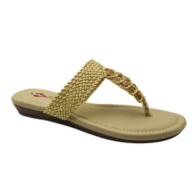 Picture of LEE COOPER BEIGE SANDALS FOR WOMEN 5610109