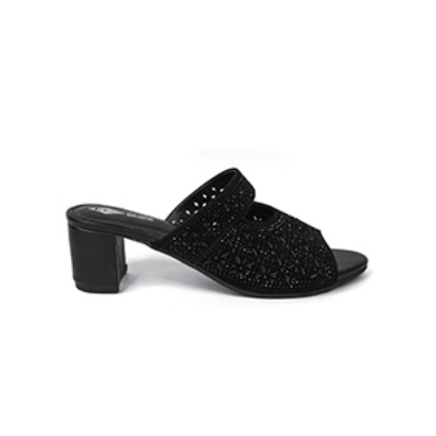 Picture of LEE COOPER BLACK SANDALS FOR WOMEN 5610667