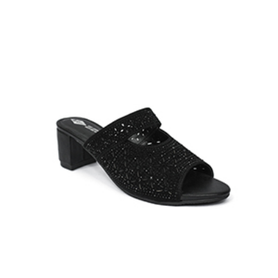 Picture of LEE COOPER BLACK SANDALS FOR WOMEN 5610667