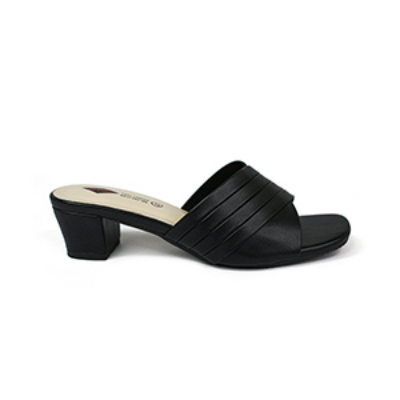 Picture of LEE COOPER BLACK SANDALS FOR WOMEN 5610671
