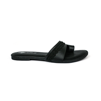 Picture of LEE COOPER BLACK SANDALS FOR WOMEN 5610674