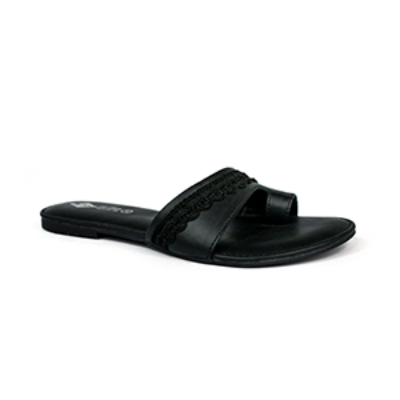 Picture of LEE COOPER BLACK SANDALS FOR WOMEN 5610674