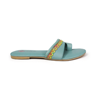 Picture of LEE COOPER LIGHT BLUE SANDALS FOR WOMEN 5610774