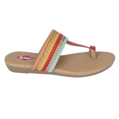Picture of LEE COOPER BROWN SANDALS FOR WOMEN 5612458