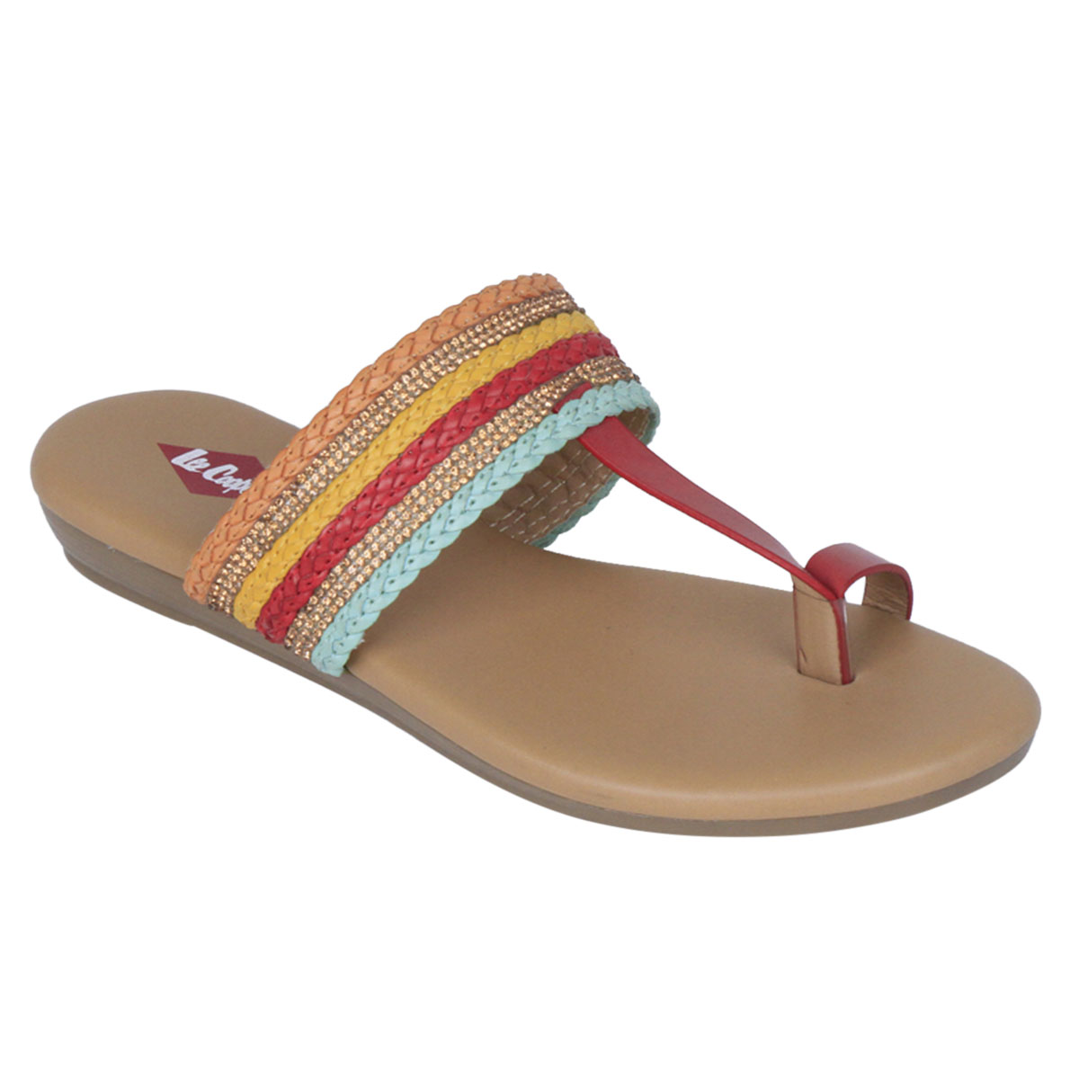 Picture of LEE COOPER BROWN SANDALS FOR WOMEN 5612458