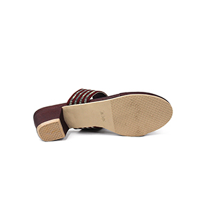 Picture of LEE COOPER MAROON SANDALS FOR WOMEN 5612512
