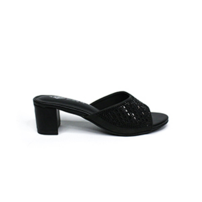 Picture of LEE COOPER BLACK SANDALS FOR WOMEN 5612611