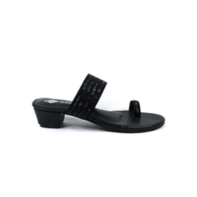 Picture of LEE COOPER BLACK SANDALS FOR WOMEN 5612612