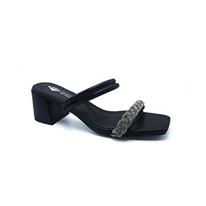 Picture of LEE COOPER BLACK SANDALS FOR WOMEN 5612637