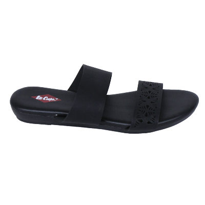 Picture of LEE COOPER BLACK SANDALS FOR WOMEN 5612655