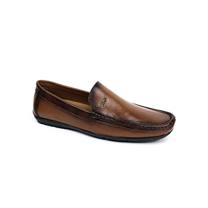 Picture of LEE COOPER BROWN CASUAL MOCCASIN SHOE FOR MEN 8540466