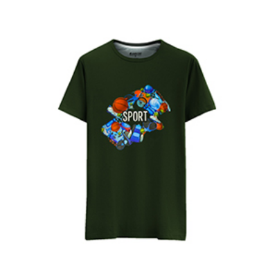 Picture of LOTTO BLACK T-SHIRT FOR JUNIOR 4AV0N19