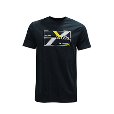 Picture of LOTTO BLACK T-SHIRTS SPORTS FOR MEN 8AE0613
