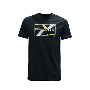 Picture of LOTTO BLACK T-SHIRTS SPORTS FOR MEN 8AE0613
