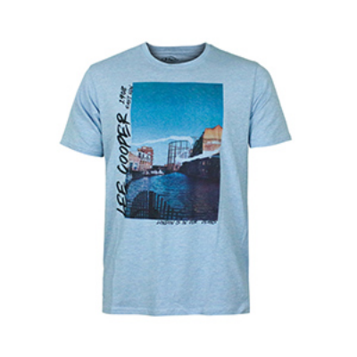 Picture of LEE COOPER LIGHT BLUE T-SHITS LEISURE FOR MEN 8AE0Q00