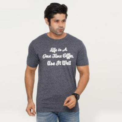 Picture of LOTTO GREY T-SHITS LEISURE FOR MEN 8AE0R11