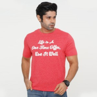 Picture of LOTTO RED T-SHITS LEISURE FOR MEN 8AEC511