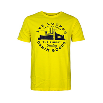 Picture of LEE COOPER YELLOW T-SHITS LEISURE FOR MEN 8AL0802