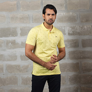 Picture of LOTTO YELLOW POLO SHIRTS LEISURE FOR MEN 8BE0V28