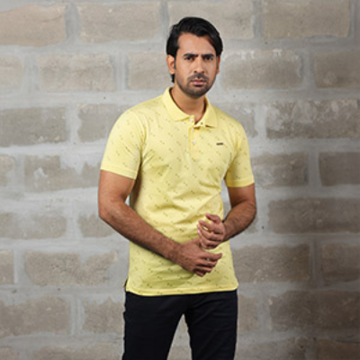 Picture of LOTTO YELLOW POLO SHIRTS LEISURE FOR MEN 8BE0V28