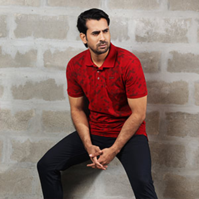 Picture of LOTTO RED POLO SHIRTS LEISURE FOR MEN 8BM0I26