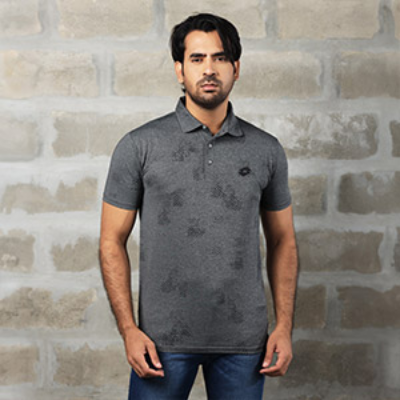 Picture of LOTTO GREY POLO SHIRTS LEISURE FOR MEN 8BX0666