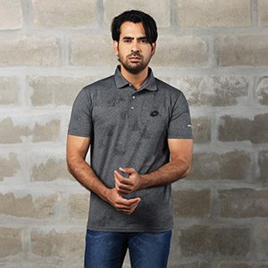 Picture of LOTTO GREY POLO SHIRTS LEISURE FOR MEN 8BX0666