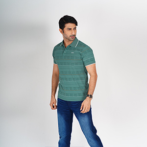 Picture of LEE COOPER GREEN POLO SHIRTS SPORTS  FOR MEN 8BX0M29
