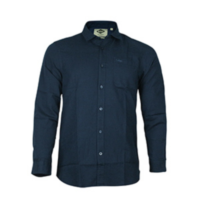 Picture of LEE COOPER NAVY BLUE FULL-SLEEVE SHIRTS FOR MEN 8SE3R22