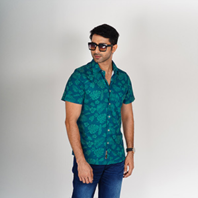 Picture of LEE COOPER MULTICOLOR HALF-SLEEVE SHIRTS FOR MEN 8SV0019