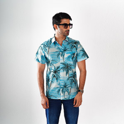 Picture of LEE COOPER MULTICOLOR HALF-SLEEVE SHIRTS FOR MEN 8SV0119