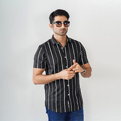 Picture of LEE COOPER MULTICOLOR HALF-SLEEVE SHIRTS FOR MEN 8SV0619
